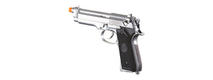 WE-Tech Full Metal M9 Tactical Gas Blowback Airsoft Pistol (Color: Silver)