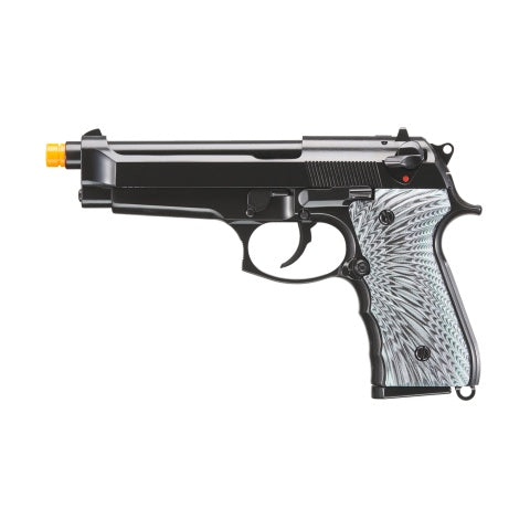 WE-Tech New System M92 Eagle Full Auto Airsoft Gas Blowback Pistol (Color: Black)