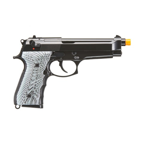 WE-Tech New System M92 Eagle Full Auto Airsoft Gas Blowback Pistol (Color: Black)