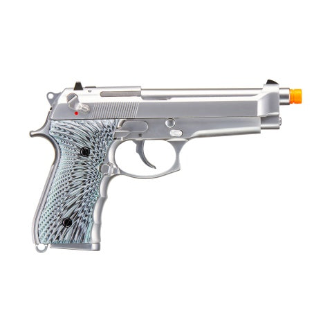 WE-Tech New System M92 Eagle Full Auto Airsoft Gas Blowback Pistol (Color: Silver)