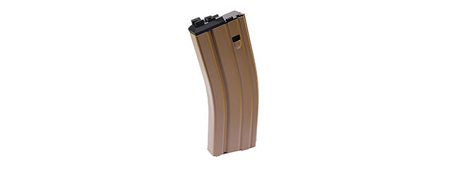 WE Tech Open Bolt M4/SCAR/ASC/PDW Gas Airsoft Rifle Magazine -TAN