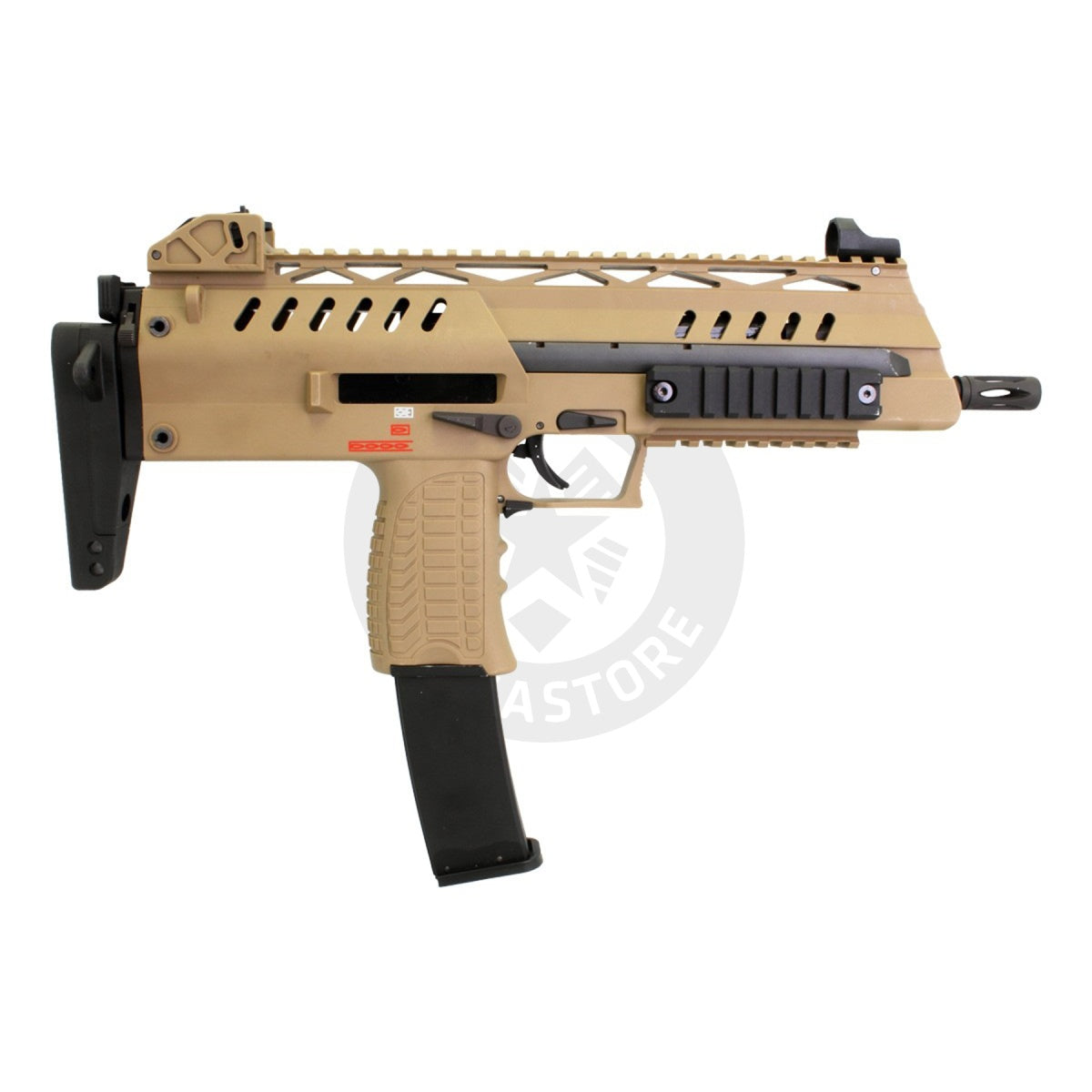 WE-Tech SMG-8 Airsoft GBB Sub Machine Gun - (Tan)
