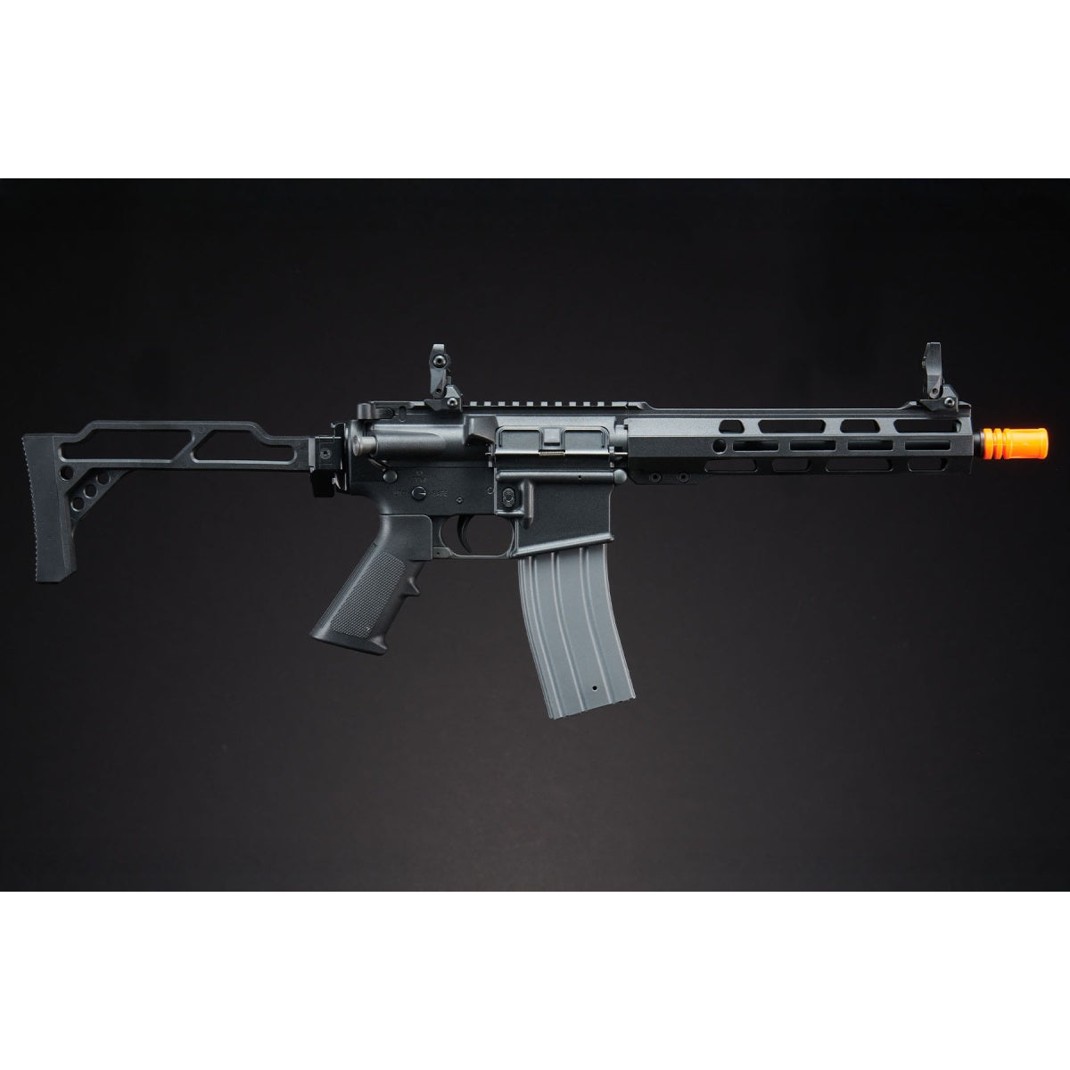 Well Pro WG13 Series Gas Blowback Airsoft M4 Full Polymer Rifle - (Black)