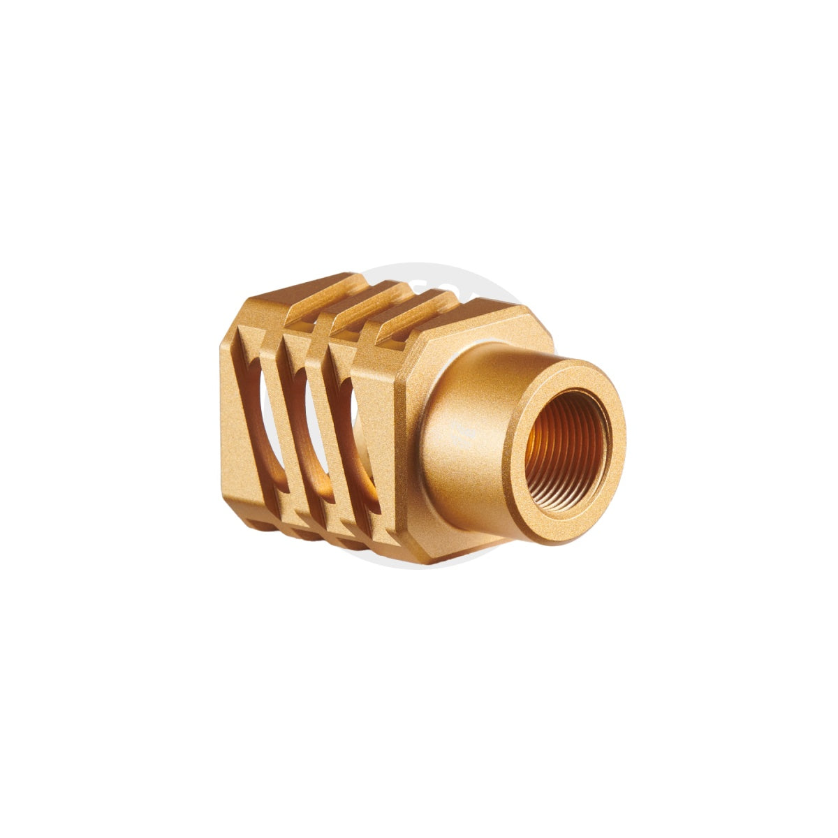 Zion Arms Skeletonized Flash Hider (Gold)