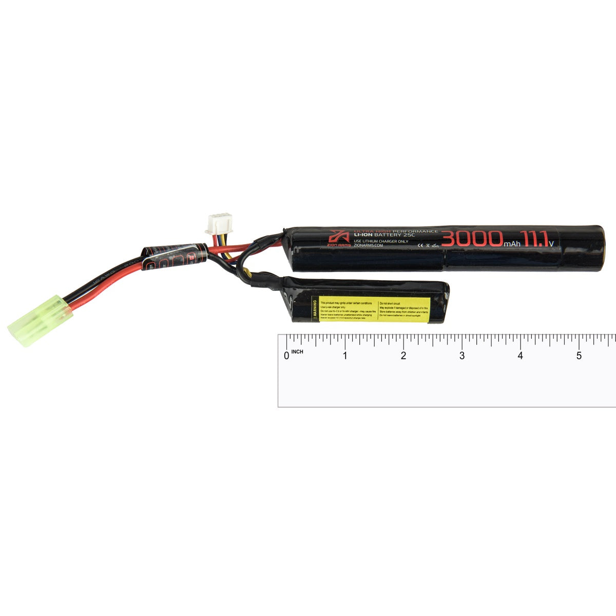 Zion Arms 11.1v 3000mAh Lithium-Ion Nunchuck Battery (Tamiya Connector)