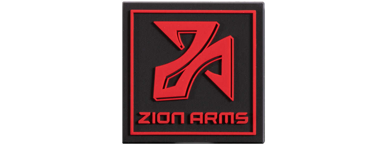 Zion Arms Logo PVC Patch (Color: Red / Black)