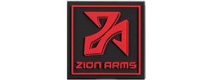 Zion Arms Logo PVC Patch (Color: Red / Black)