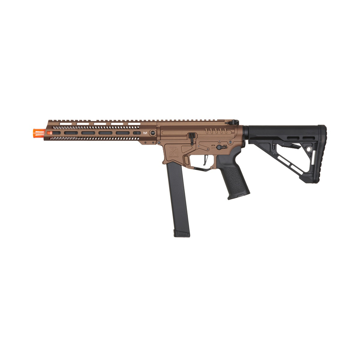 Zion Arms R&D Precision Licensed PW9 Mod 1 Long Rail Airsoft Rifle wit ...
