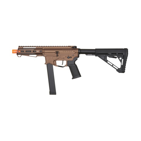 Zion Arms R&D Precision Licensed PW9 Mod 1 Airsoft Rifle with Delta Stock (Color: Bronze)