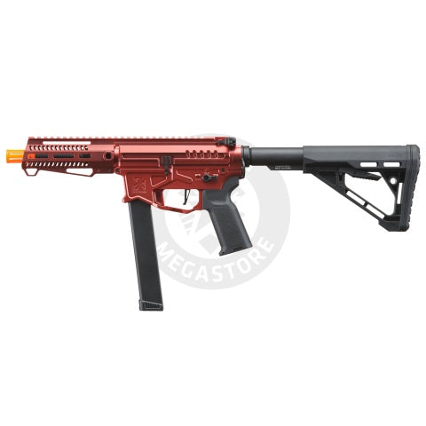 Zion Arms R&D Precision Licensed PW9 Mod 1 Airsoft Rifle with Delta Stock (Cerakote Color: Vulken Red)