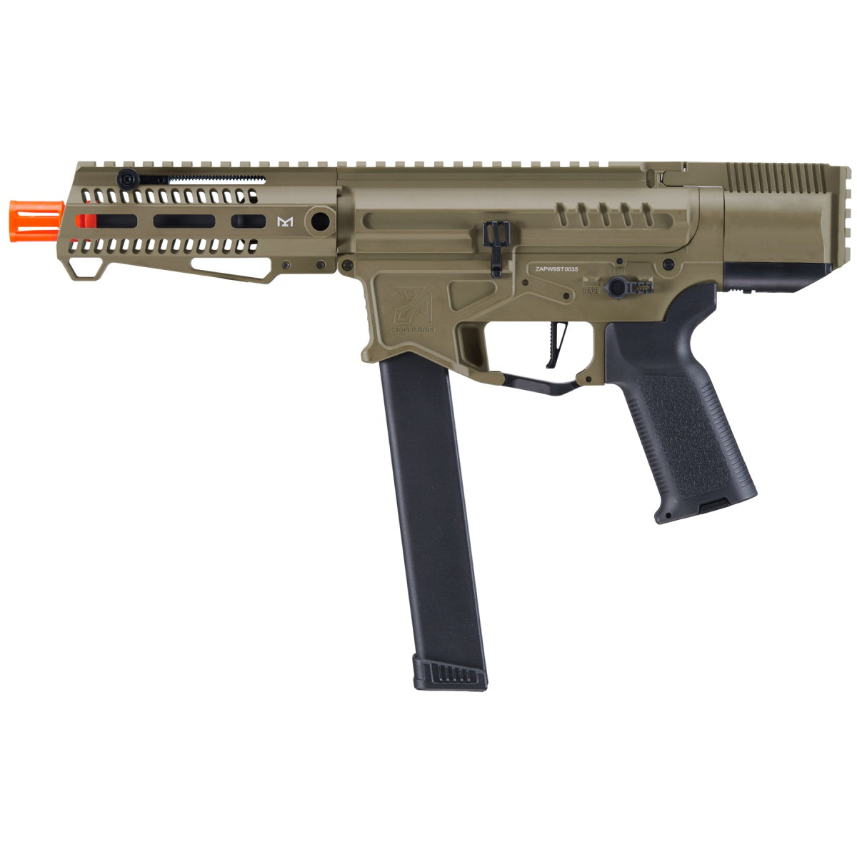 Zion Arms R&D Precision Licensed PW9 Mod 0 Airsoft Rifle (Color: Tan)