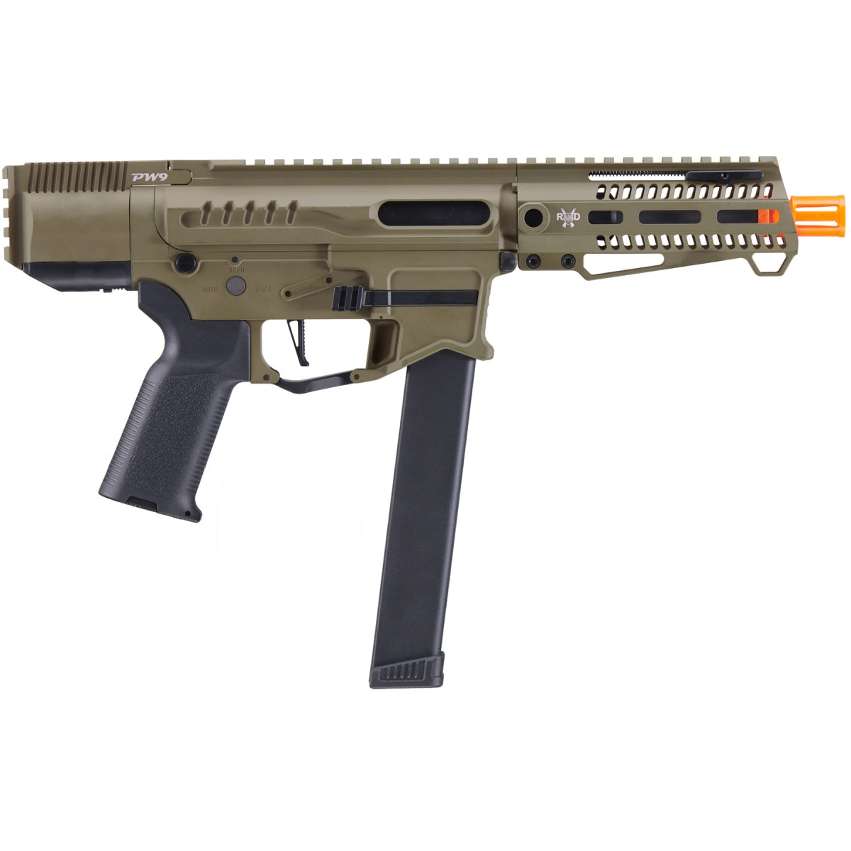 Zion Arms R&D Precision Licensed PW9 Mod 0 Airsoft Rifle (Color: Tan)