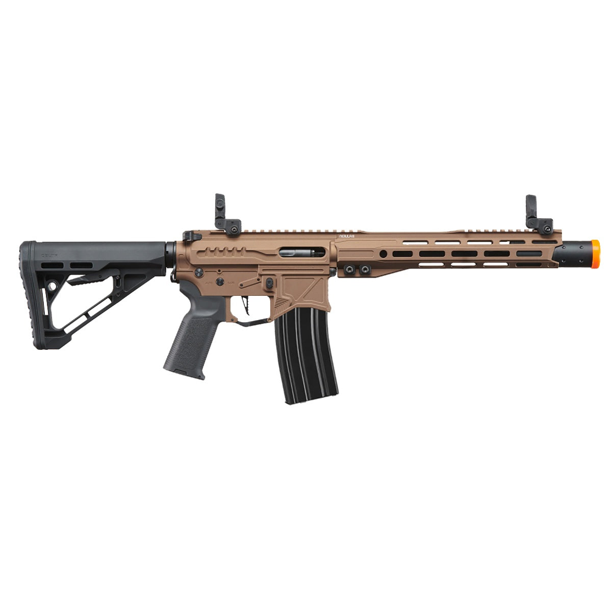 ZION ARMS R15 MK2 10" RAIL w/ NEBULA II ETU - (Bronze)