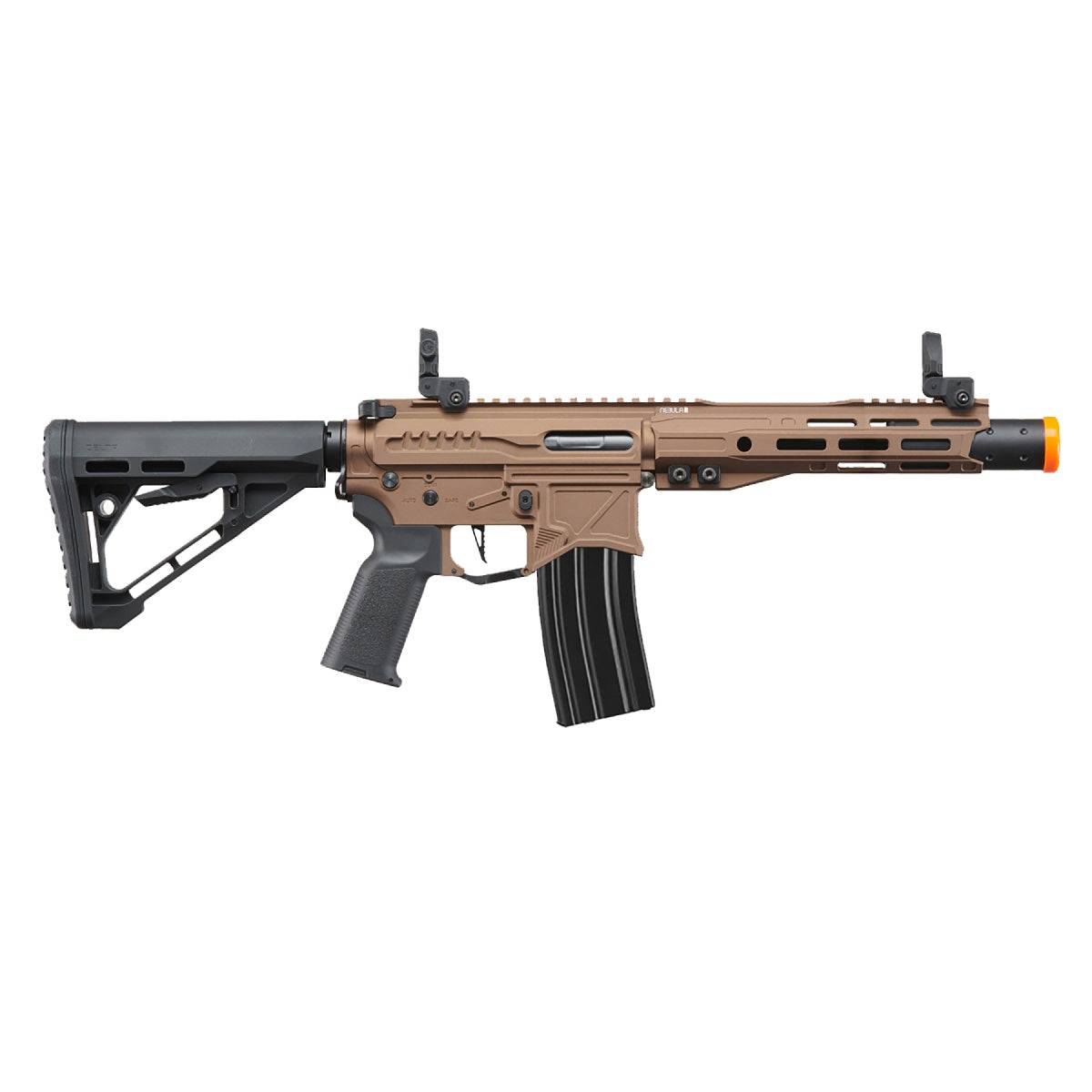 ZION ARMS R15 MK2 8" RAIL w/ NEBULA II ETU - (Bronze)