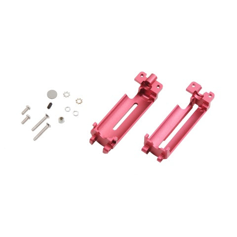 Lancer Tactical CNC Aluminum Motor Housing For V3 Gearboxes (Color: Red)