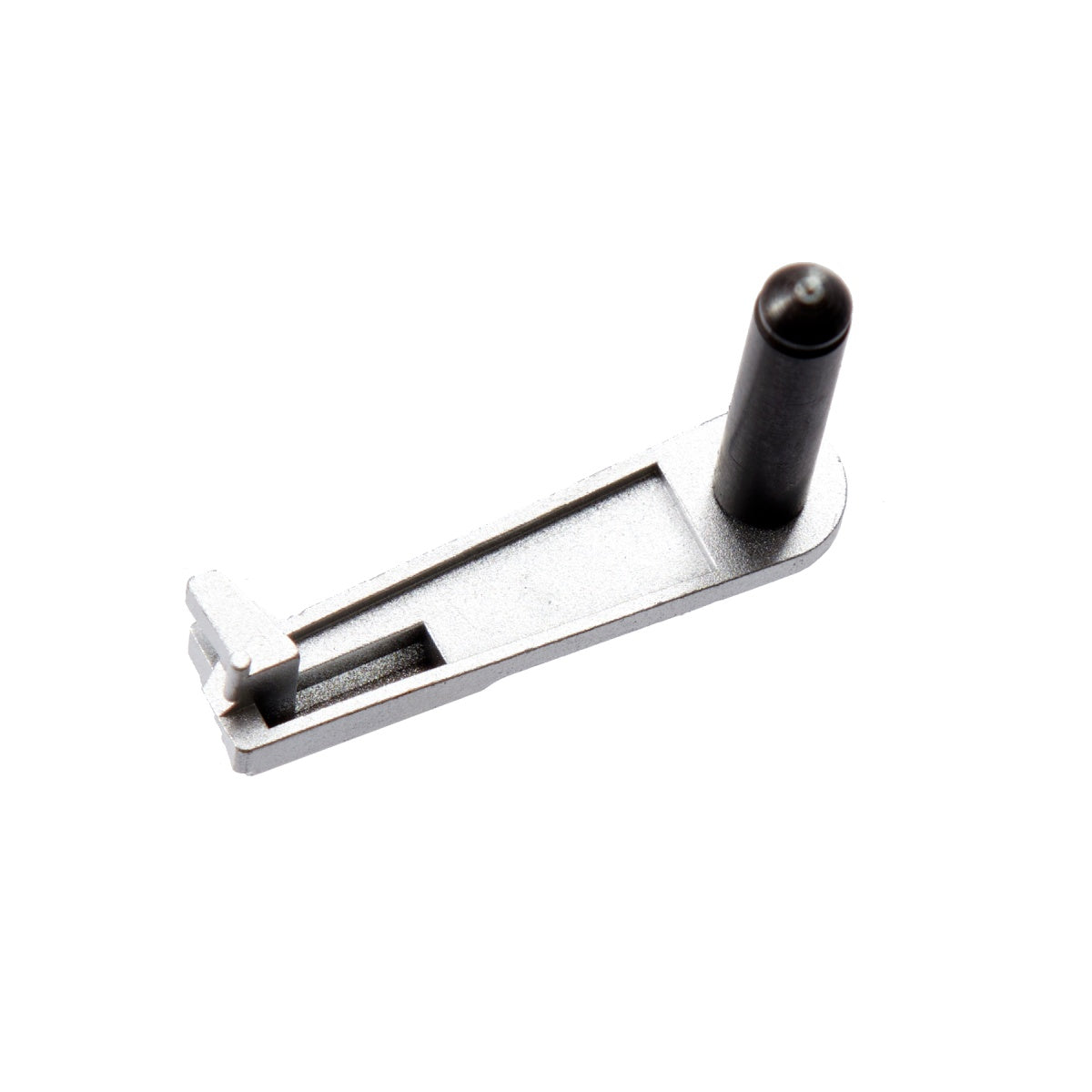 Lancer Tactical Steel Slide Stop for Hi-Capa & 1911 Airsoft Gas Blowback Pistons (Color: Silver)