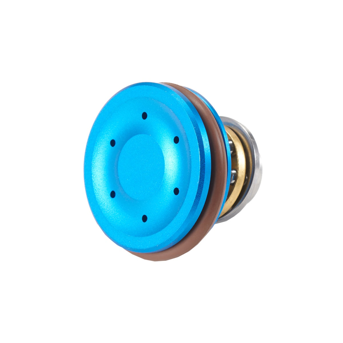Lancer Tactical Aluminum Ventilated Concave Piston Head for Airsoft AEGs (Color: Blue)