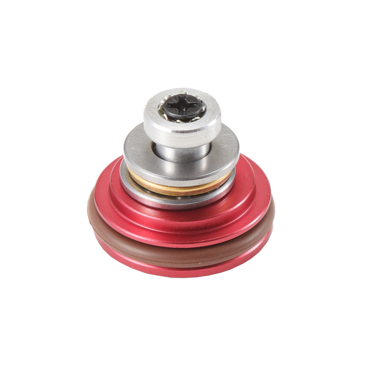 Lancer Tactical Aluminum Ventilated Concave Piston Head for Airsoft AEGs (Color: Red)