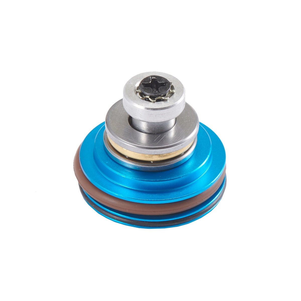 Lancer Tactical Aluminum Ventilated Piston Head for Airsoft AEGs (Color: Blue)