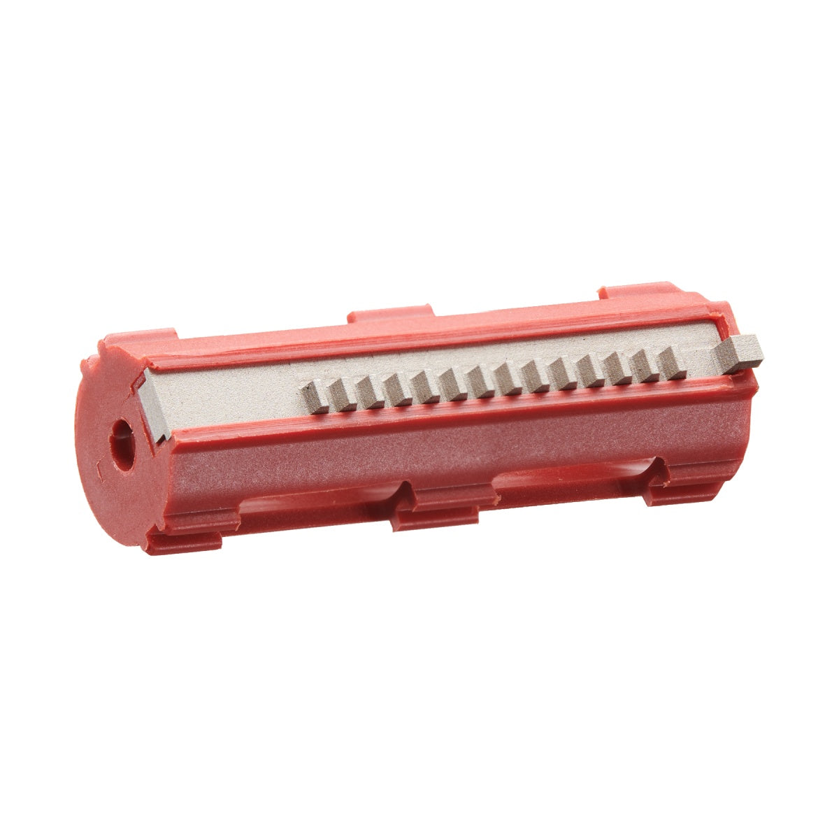 Lancer Tactical 14 Teeth Reinforced Polycarbonate Piston with CNC Steel Half Teeth (Color: Red)