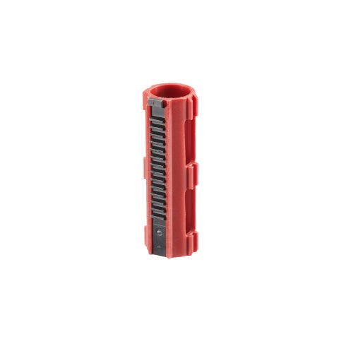 Lancer Tactical 14 Teeth Reinforced Polycarbonate Full Stroke Piston with Steel Teeth (Color: Red)