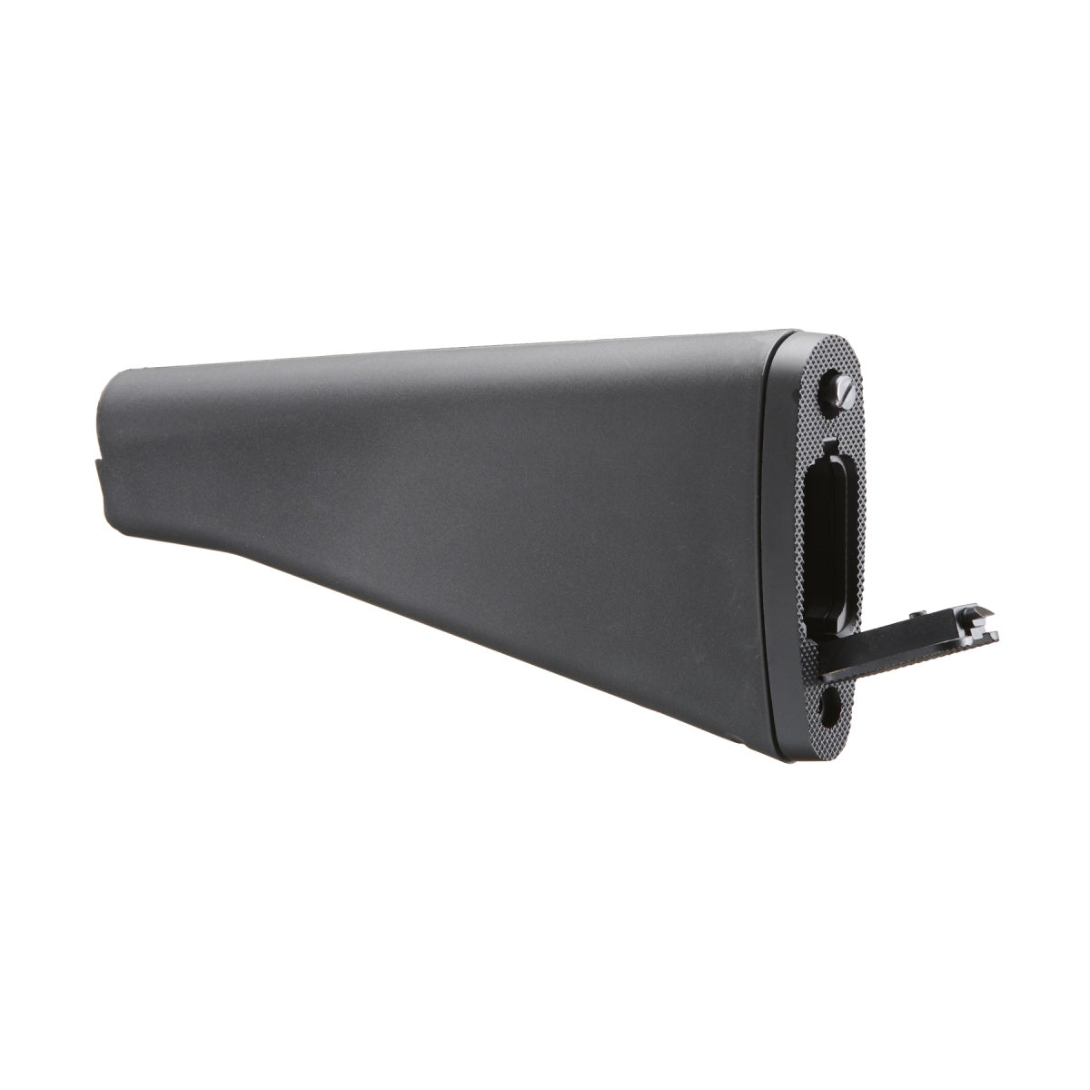 Lancer Tactical 10.5" Stubby Fixed Stock for M4/M16 Series Airsoft AEG (Color: Black)