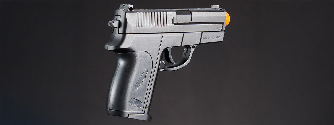 CYMA ZM01B AIRSOFT COMPACT METAL SPRING PISTOL - BLACK
