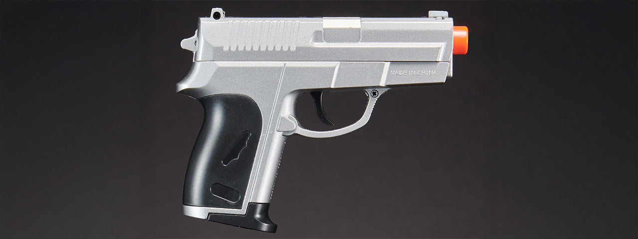 Cyma ZM01S Metal Spring Pistol in Silver