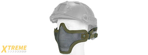 AC-103GH METAL MESH HALF MASK (OD GREEN) HELMET VERSION