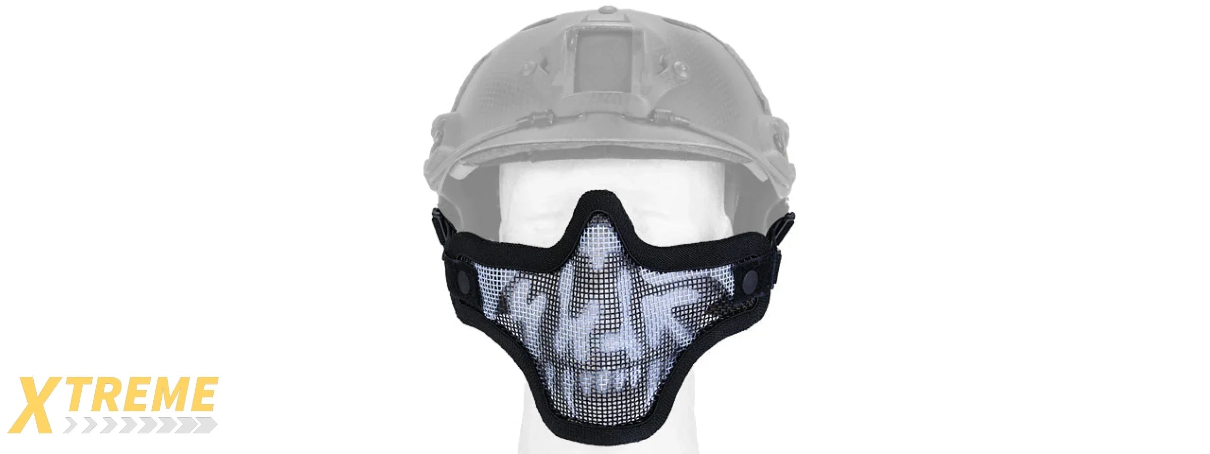 AC-103SH METAL MESH HALF MASK (SKULL) HELMET VERSION