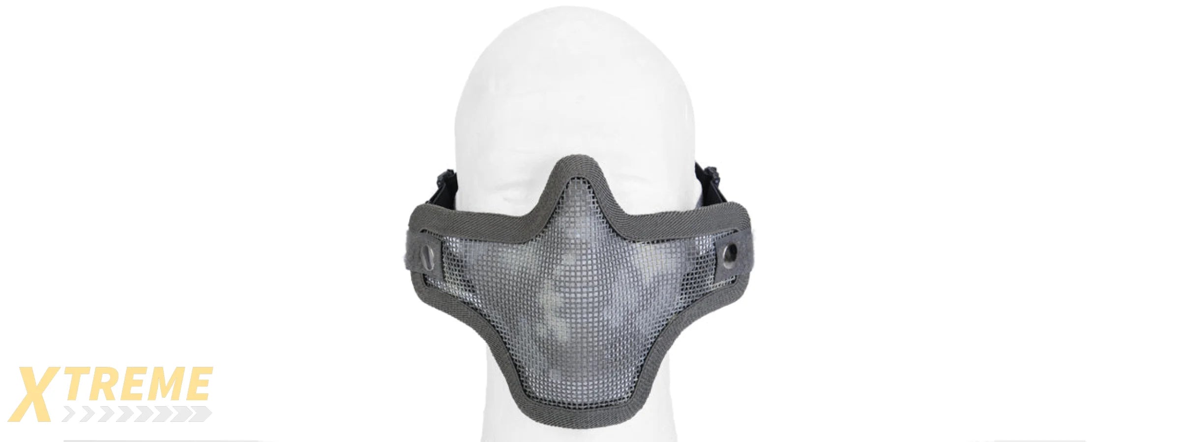 AC-103AU METAL MESH HALF MASK (ACU) DOUBLE STRAP VERSION