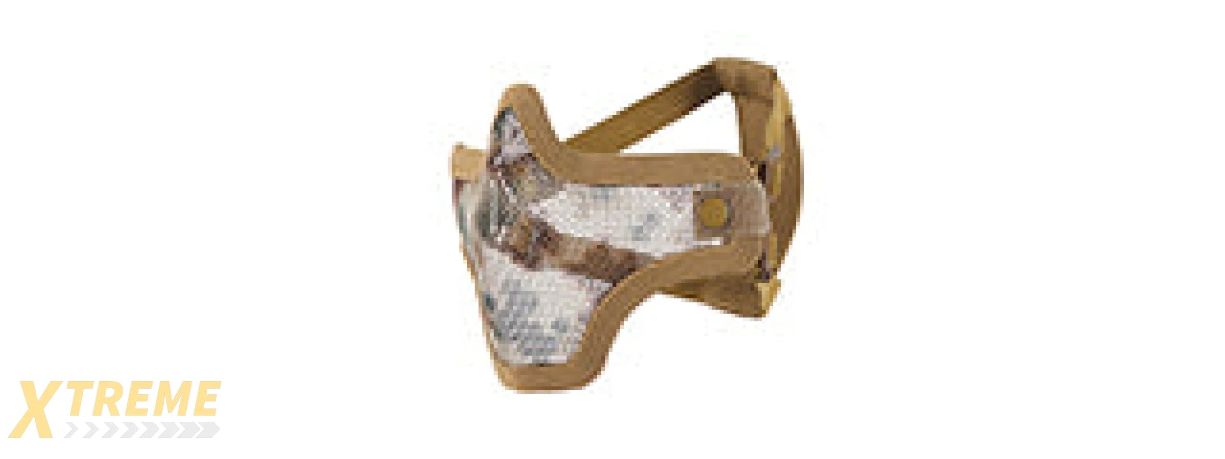 AC-103JD METAL MESH HALF MASK (JUNGLE DIGITAL CAMO) DOUBLE STRAP VERSION