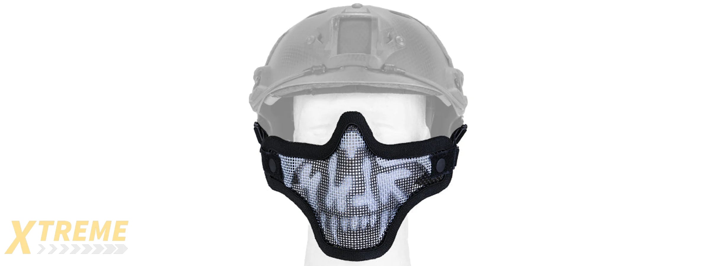 AC-103SH METAL MESH HALF MASK (SKULL) HELMET VERSION