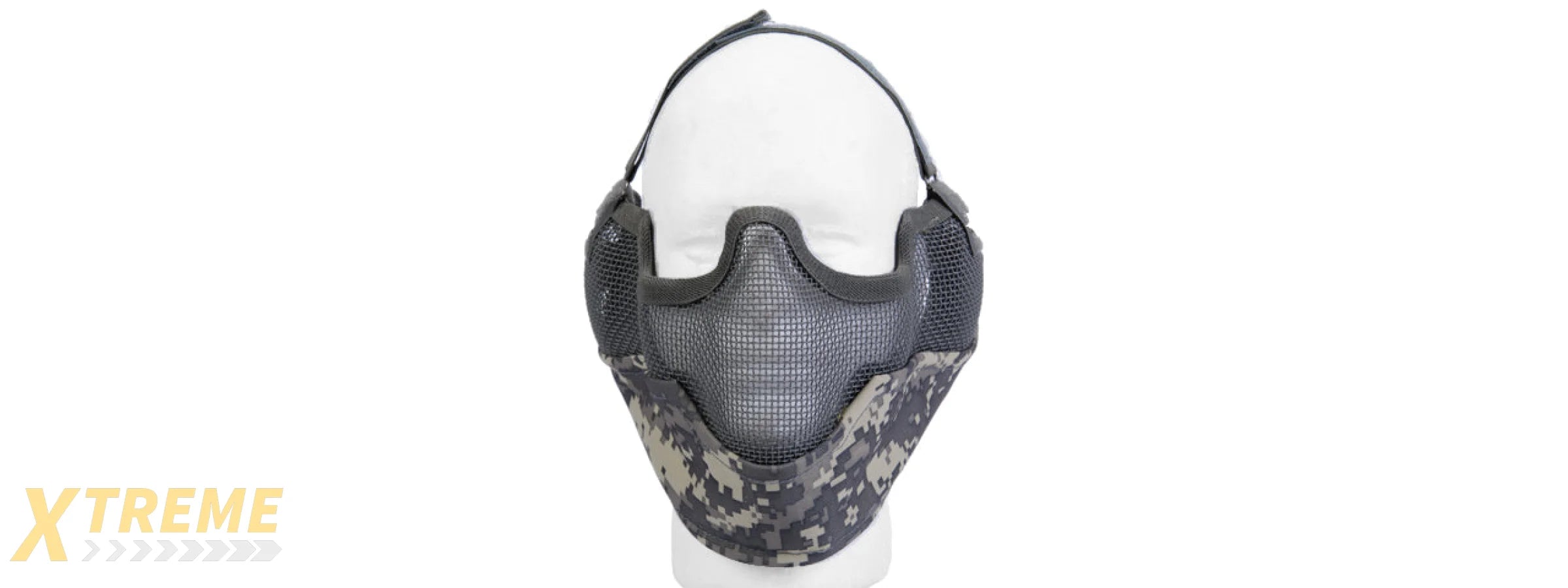 AC-108A METAL MESH HALF MASK w/EAR PROTECTION (ACU)