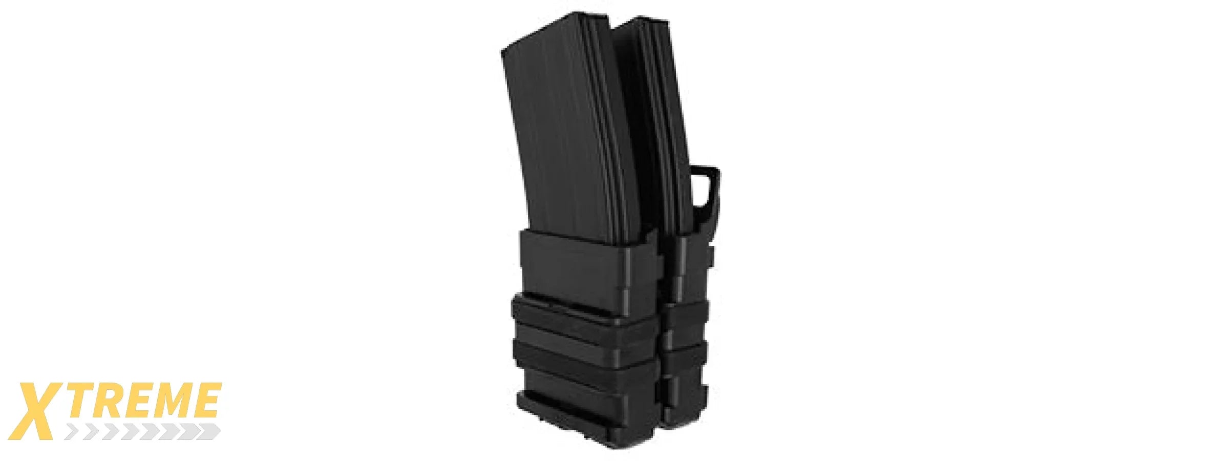 AC-213B QUICK DOUBLE M4 MAGAZINE POUCH (COLOR: BLACK)