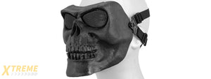 AC-318BK MESH SKULL FULL FACE MASK (BLACK)