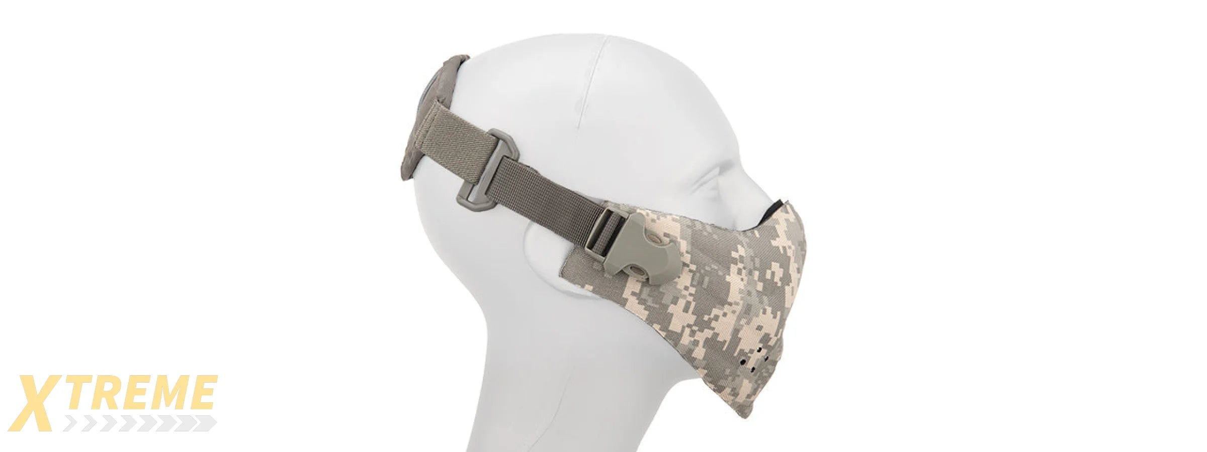 AC-388ACU NEOPRENE HARD FOAM HALF MASK (ACU)