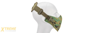 AC-388JD NEOPRENE HARD FOAM HALF MASK (JUNGLE DIGITAL)