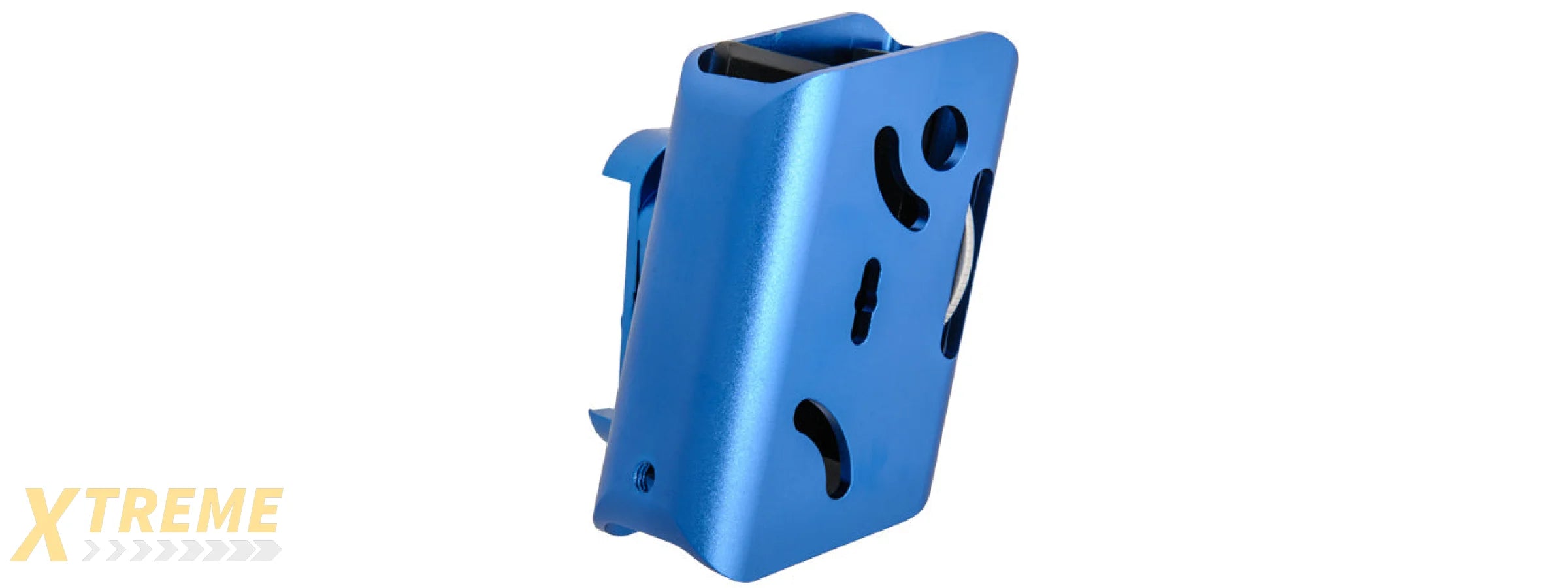 AC-396U COMPETITION ALUMINUM PISTOL MAGAZINE POUCH TYPE-B (COLOR: BLUE)