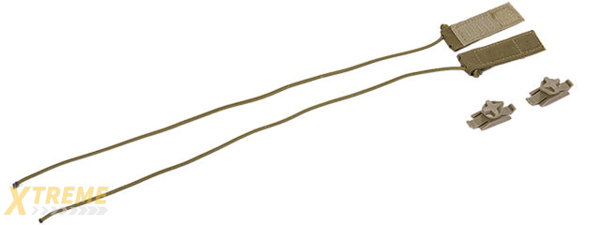 AC-466T REGULATOR GOGGLES BUNGEE CORD/HOOK & LOOP STRAP KIT (TAN)