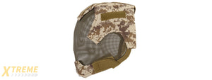 AC-472D V6 STRIKE MESH MASK HELMET (DESERT DIGITAL)