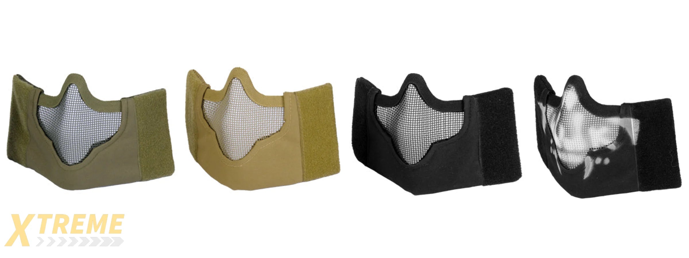 AC-473B V8 MESH HALF FACE MASK (BLACK)