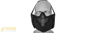 AC-473B V8 MESH HALF FACE MASK (BLACK)