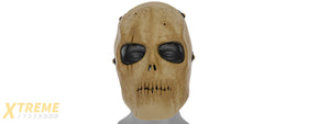AC-475D2 MESH SCARRED SKULL MASK (DRIED BONE) VER. 2