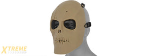 AC-475T2 MESH SCARRED SKULL MASK (TAN) VER.2
