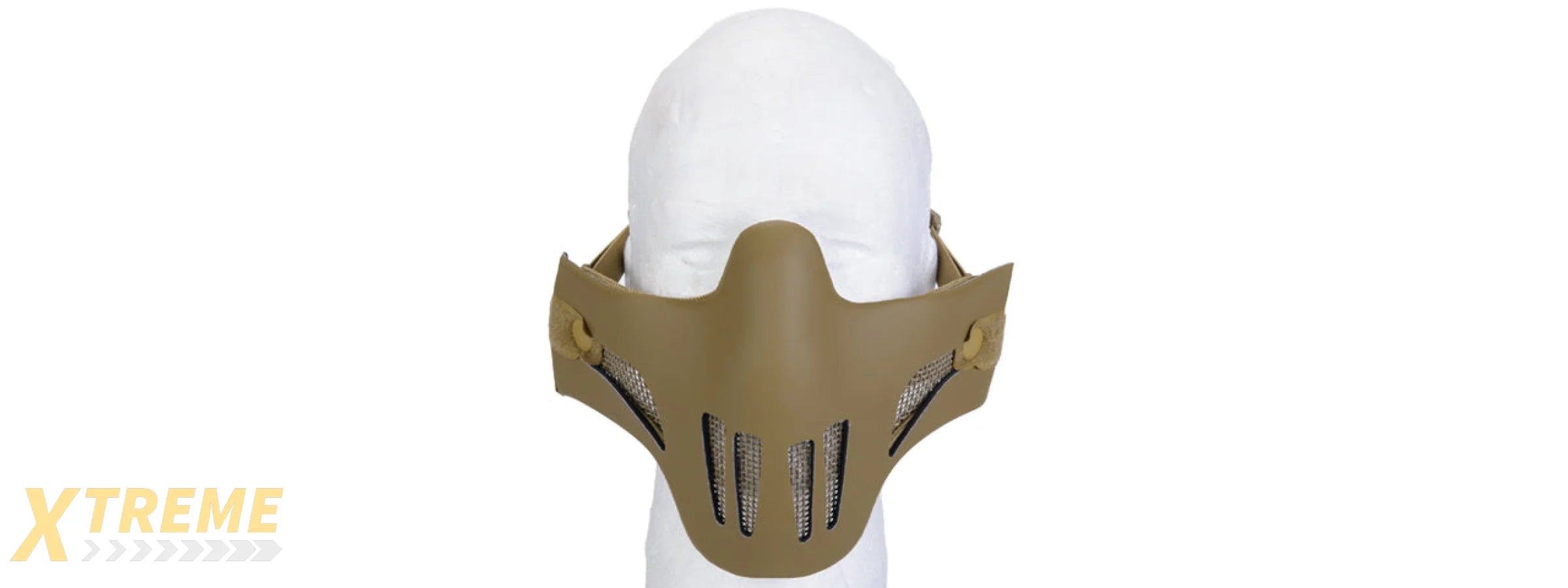 AC-477T POLYMER MESH VENTED HALF MASK (TAN)