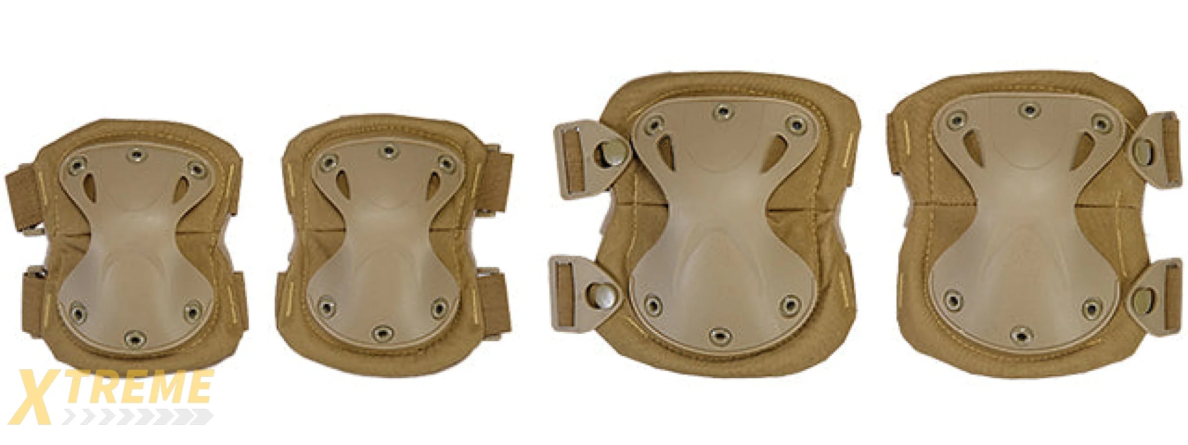 AC-478T TACTICAL QUICK-RELEASE KNEE & ELBOW PAD SET (TAN)
