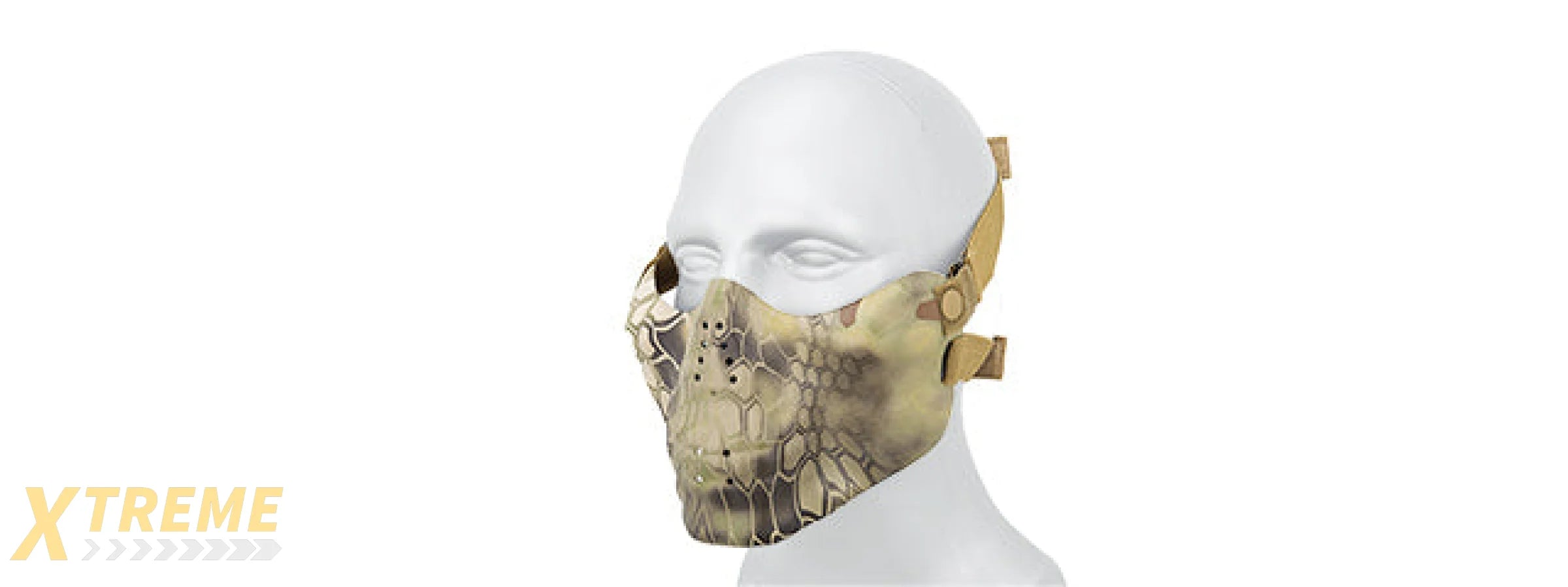 AC-587MA SKULL HALF-FACE MASK (MAD)