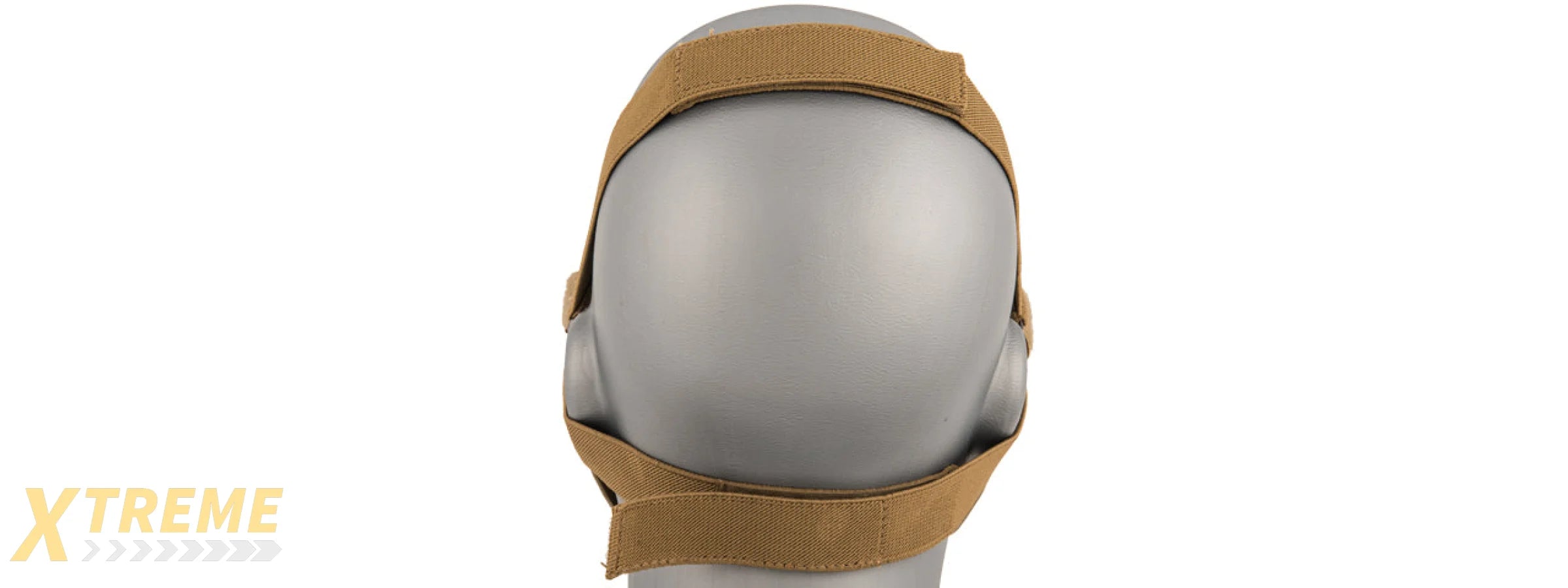 AC-587T SKULL HALF-FACE MASK (TAN)