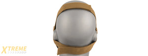 AC-587T SKULL HALF-FACE MASK (TAN)